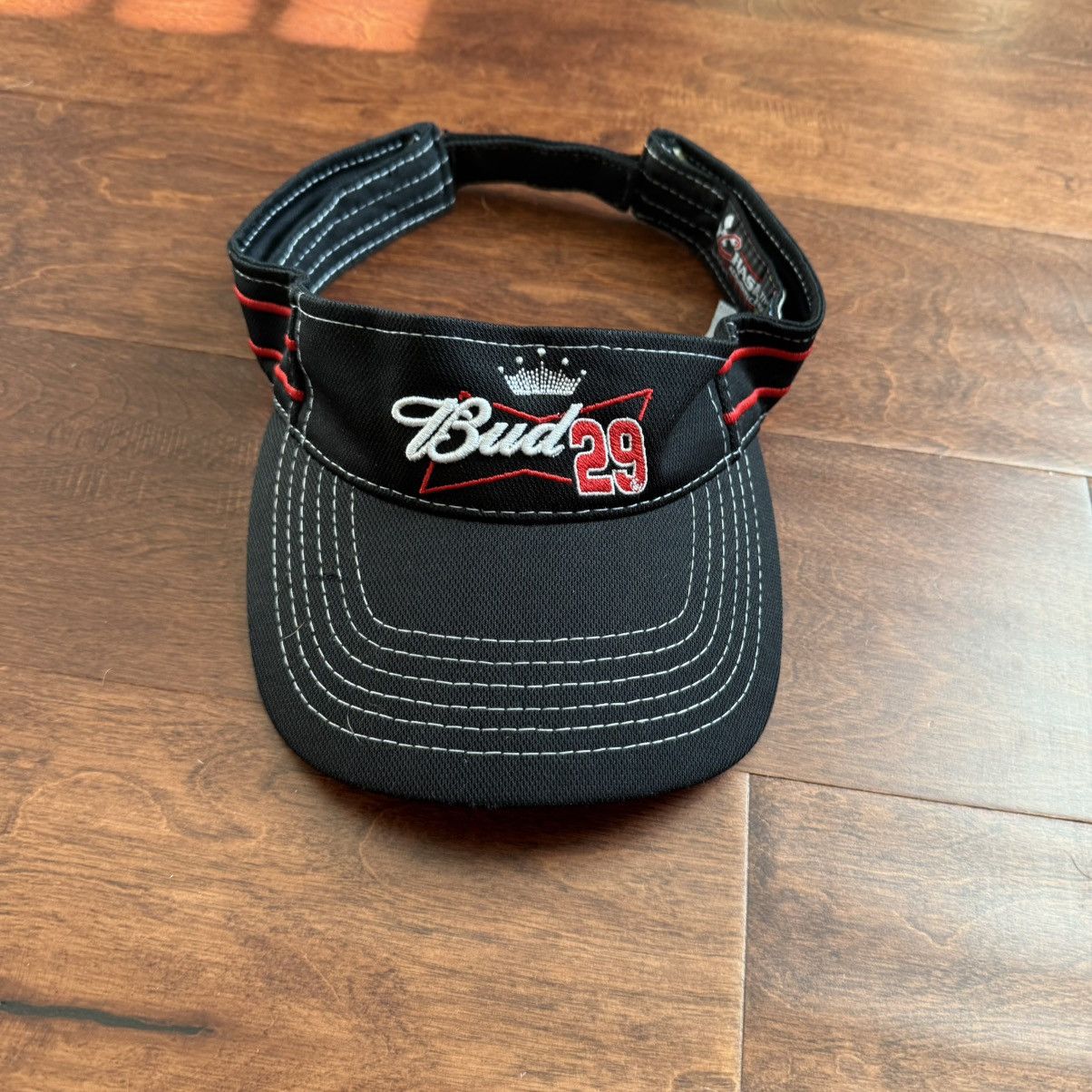 Chase Authentics Vintage Budweiser NASCAR #29 Kevin Harvick visor Size ONE SIZE - 2 Thumbnail
