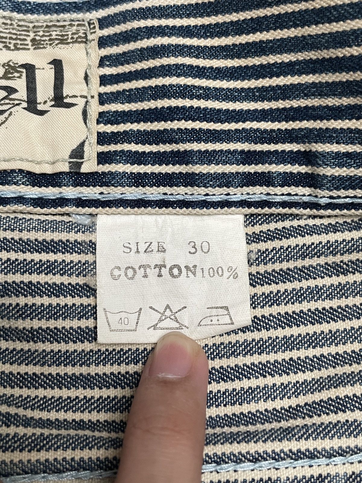 If Six Was Nine × Japanese Brand Rare Design Vintage Brand Swell Flared Hickory Pants 2000s Size US 30 / EU 46 - 8 Thumbnail