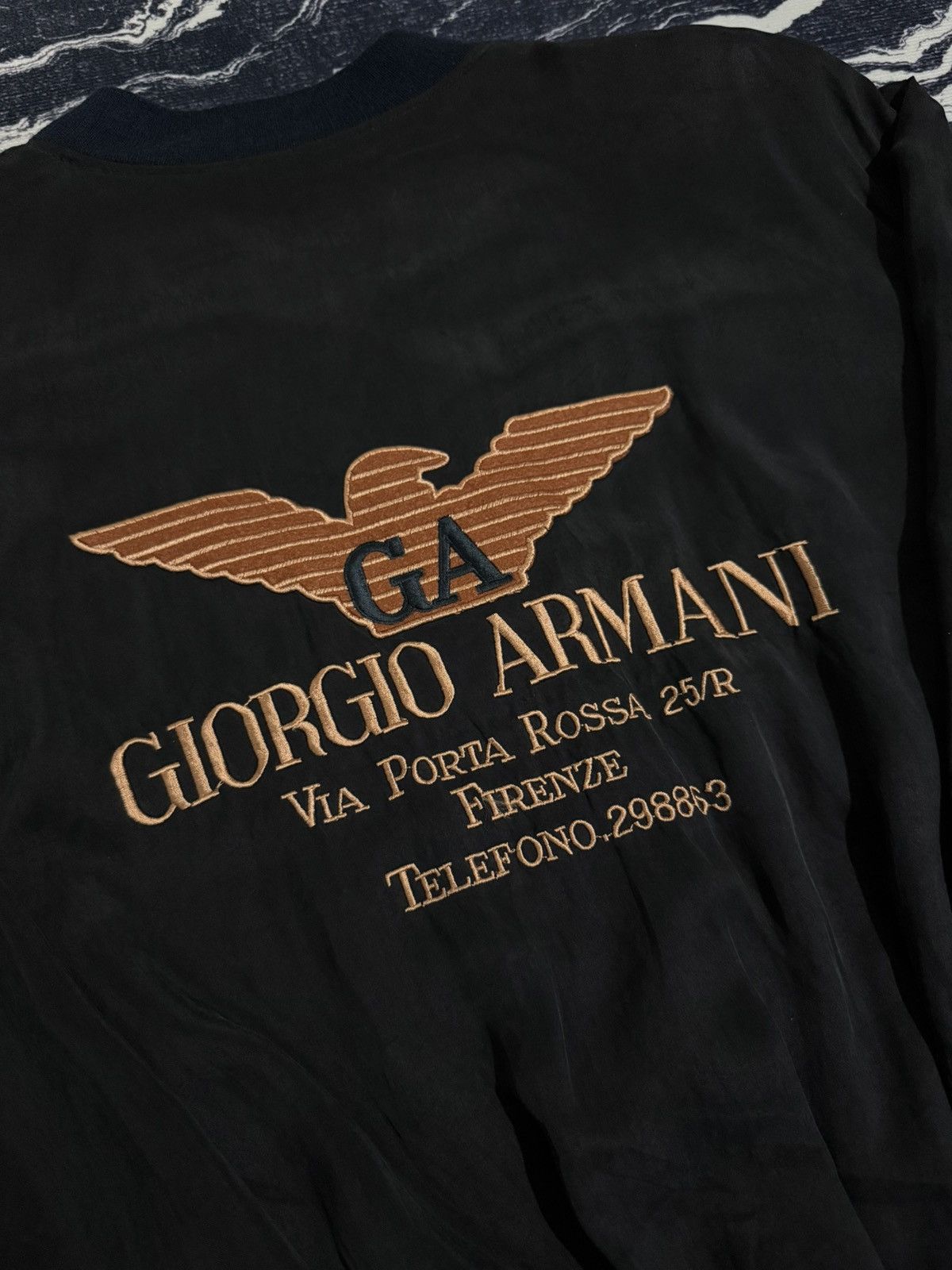 Giorgio Armani Vintage giorgio armani reversible silk jacket Size US L / EU 52-54 / 3 - 2 Thumbnail
