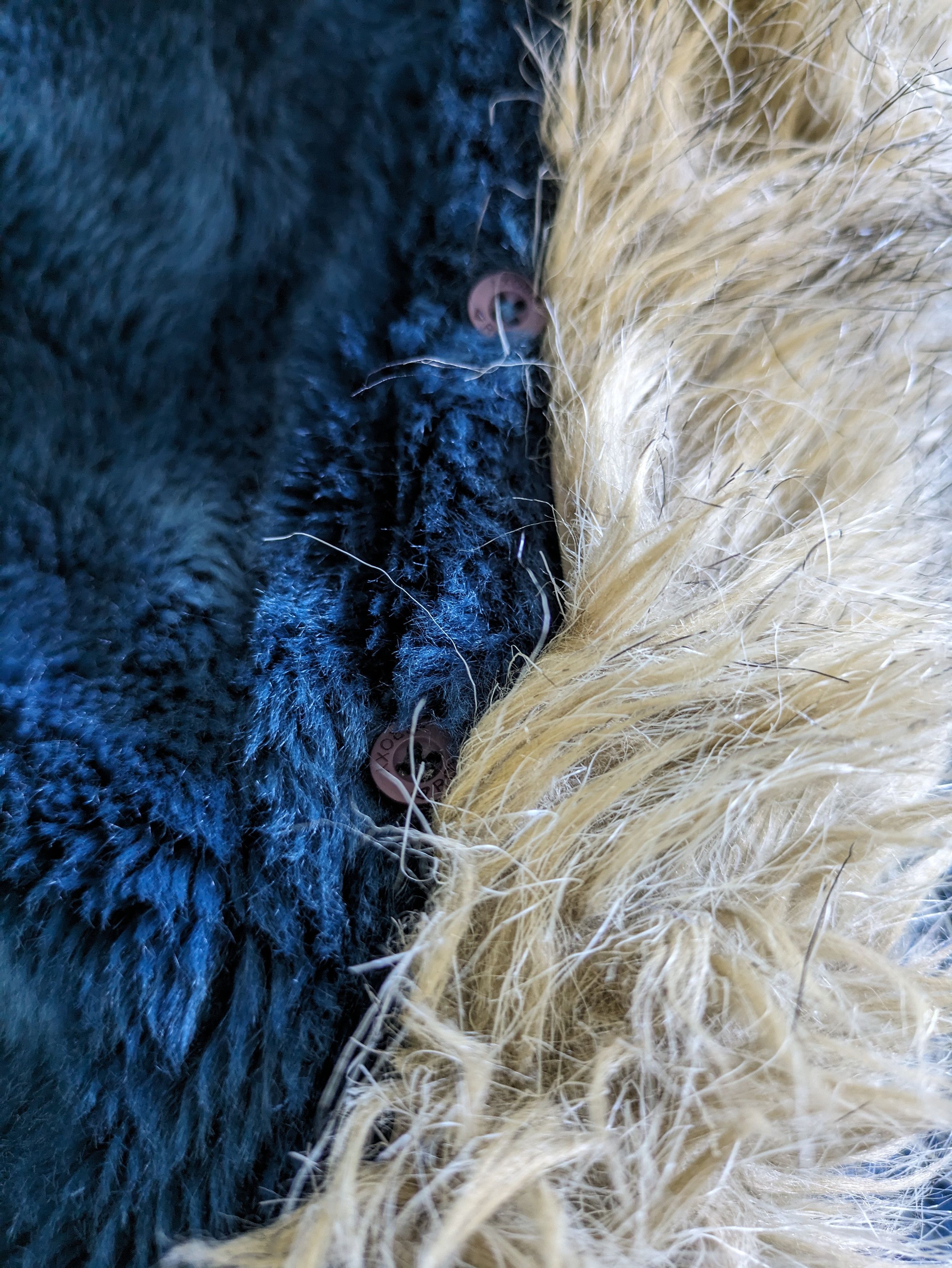14th Addiction Roxy Reversible Velvet Fur Hoodie Jacket LGB KMRii Size L / US 10 / IT 46 - 9 Thumbnail