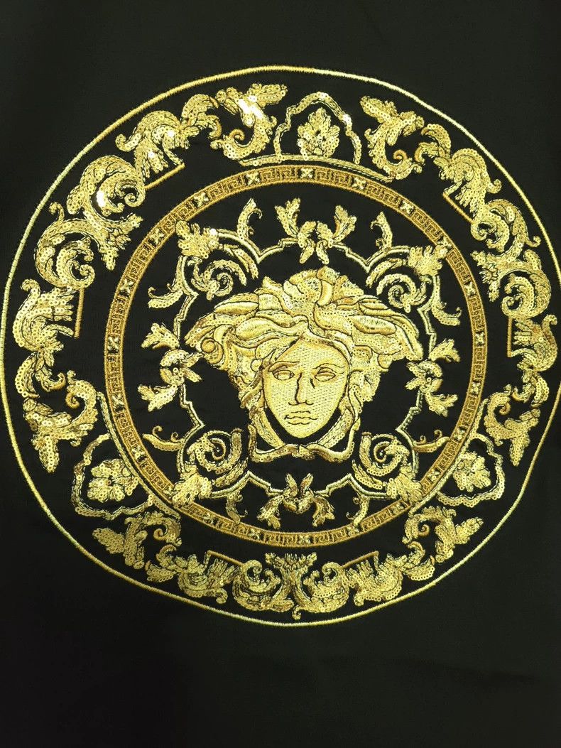 Versace Versace Heavy embroidered sequins with short sleeves Size US M / EU 48-50 / 2 - 5 Thumbnail