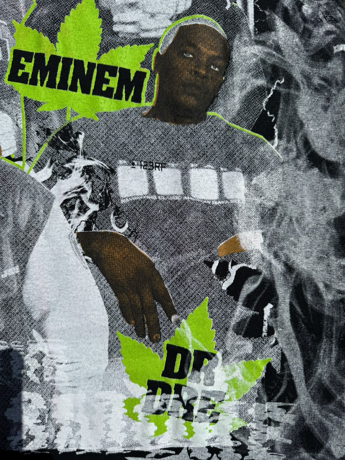 Band Tees × Eminem × Rap Tees 2000 Eminem Up In Smoke Tour All Over Print Rap Tour T-Shirt Size US M / EU 48-50 / 2 - 6 Thumbnail