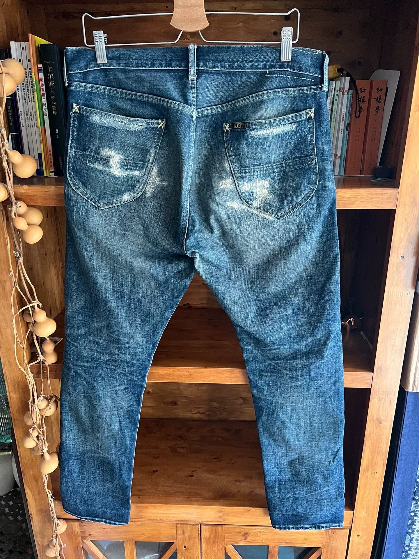 RRL Ralph Lauren RRL Double RL Distressed Washed Jeans Size US 28 / EU 44 - 7 Thumbnail