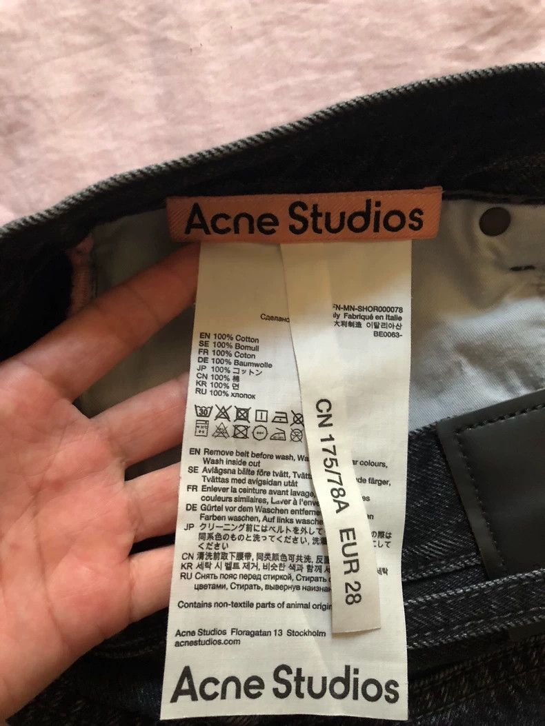 Acne Studios Acne Studios Black denim shorts Size US 28 / EU 44 - 4 Thumbnail