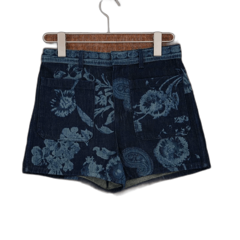 Dior Dior Floral Denim Shorts for Women Size 34" / US 12 / IT 48 - 1 Thumbnail