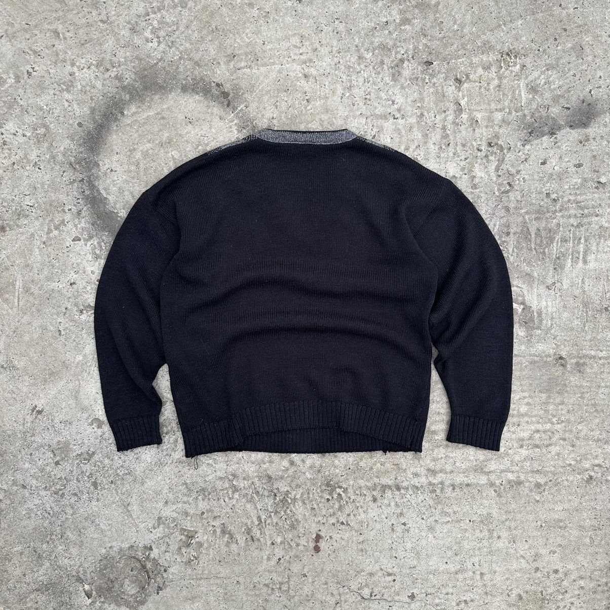 Vintage Vintage Knit Sweater V Neck Style USA Application Logo Wool Size US M / EU 48-50 / 2 - 2 Thumbnail