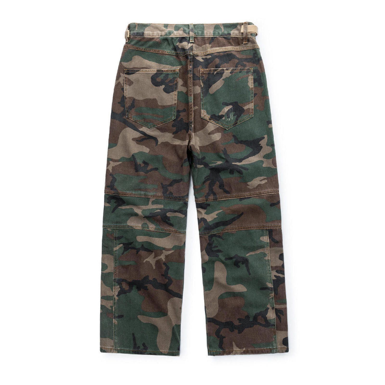 Vintage Combat Ribbed Camo Denim Jeans Size US 32 / EU 48 - 6 Thumbnail