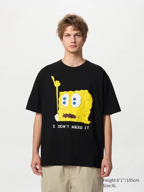 Japanese Brand Uniqlo SpongeBob SquarePants Cactus Plant Flea Market Size US XXL / EU 58 / 5 - 1 Thumbnail