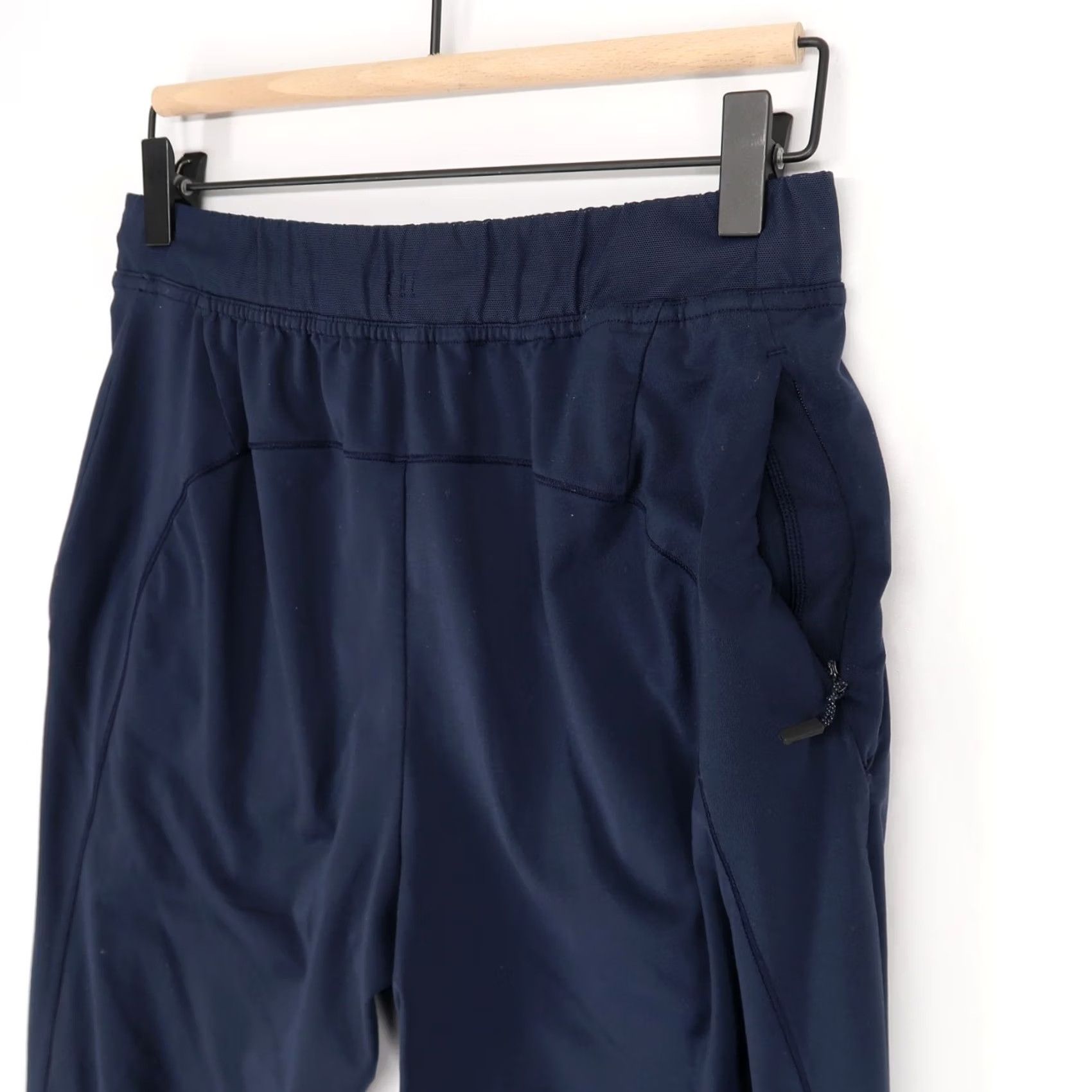 Lululemon Lululemon Jogger Mens S Navy Blue Drawstring Zip Pockets Training Athletic Tapered Inseam 29 in Pants Size US 29 - 7 Thumbnail