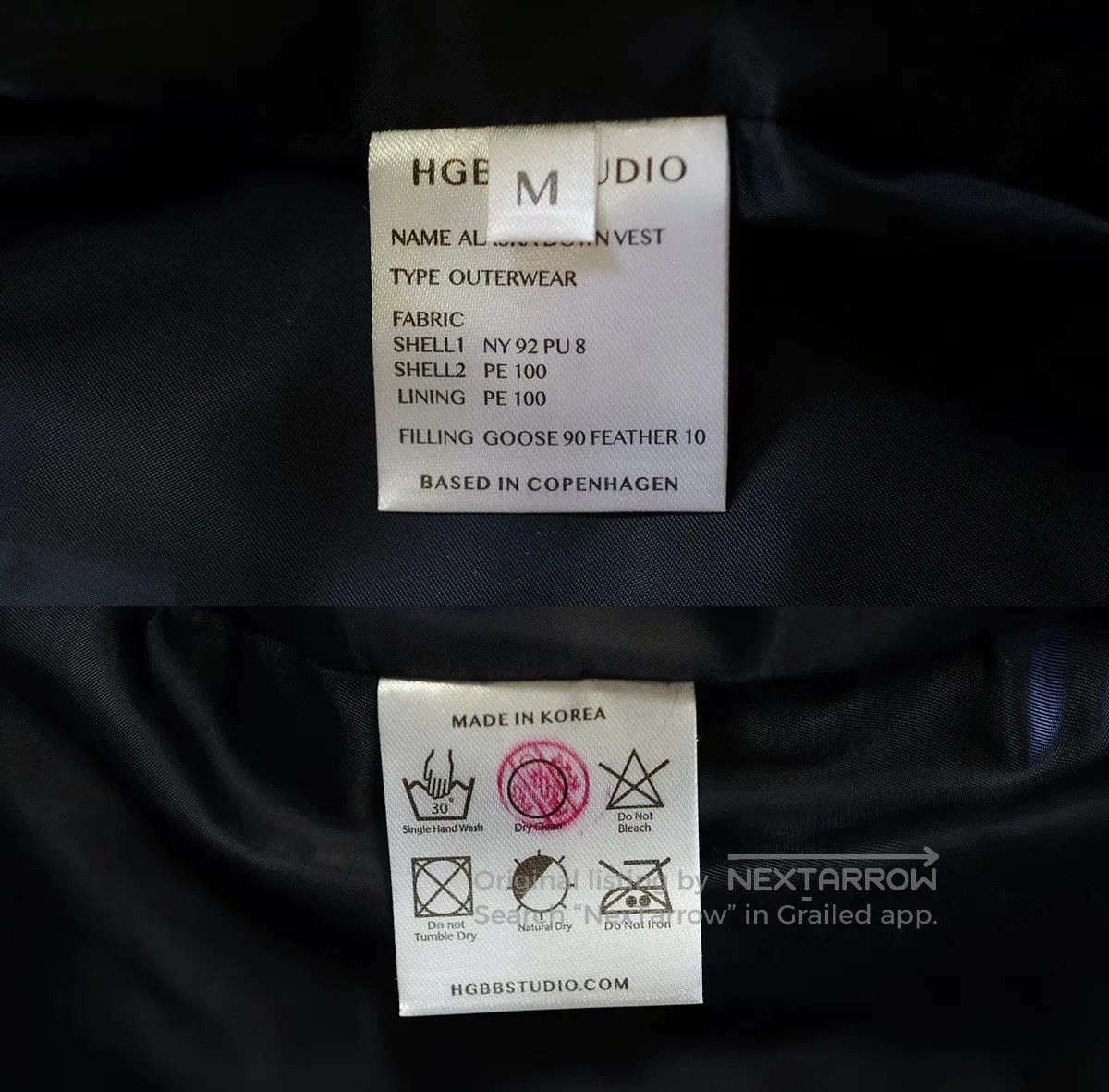 COPENHAGEN STUDIOS navy alaska down vest for winter. Size US M / EU 48-50 / 2 - 6 Thumbnail
