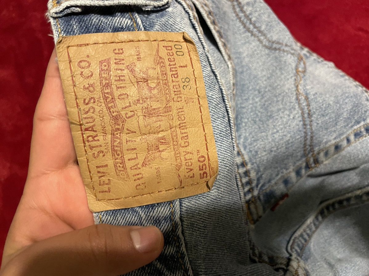 Levi's × Levi's Vintage Clothing × Vintage Vintage 1999 levi’s 550 Jorts Size US 38 / EU 54 - 4 Thumbnail