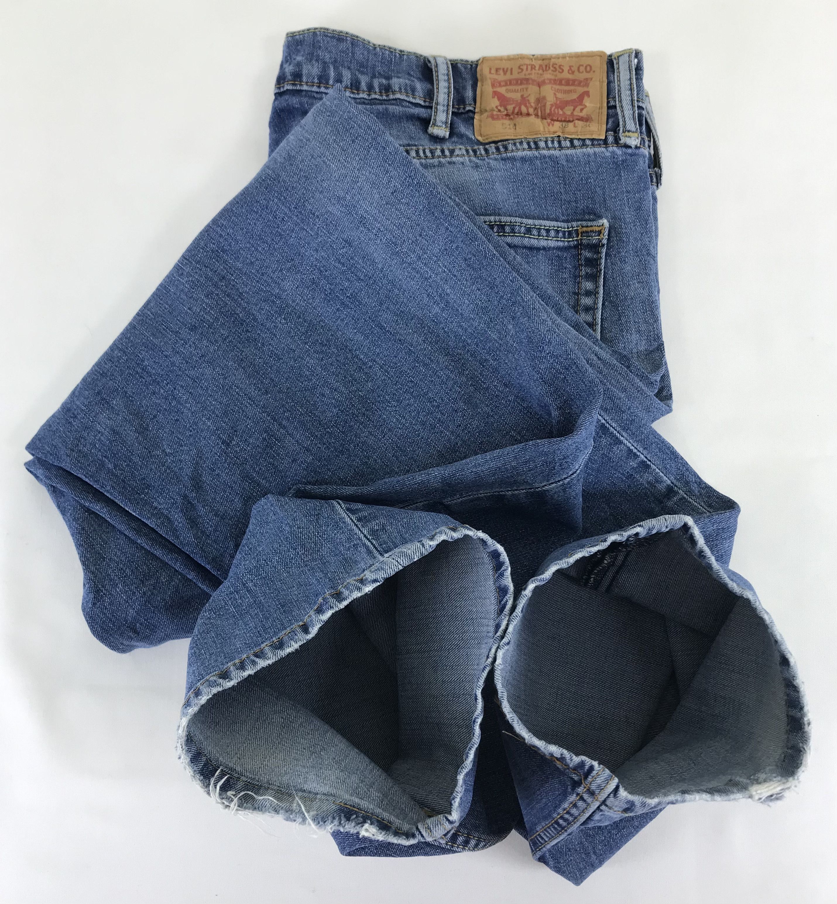 Levi's Vintage Levi's 514 Straight Fit Cut Jeans Faded Blue Denim Size US 38 / EU 54 - 13 Thumbnail