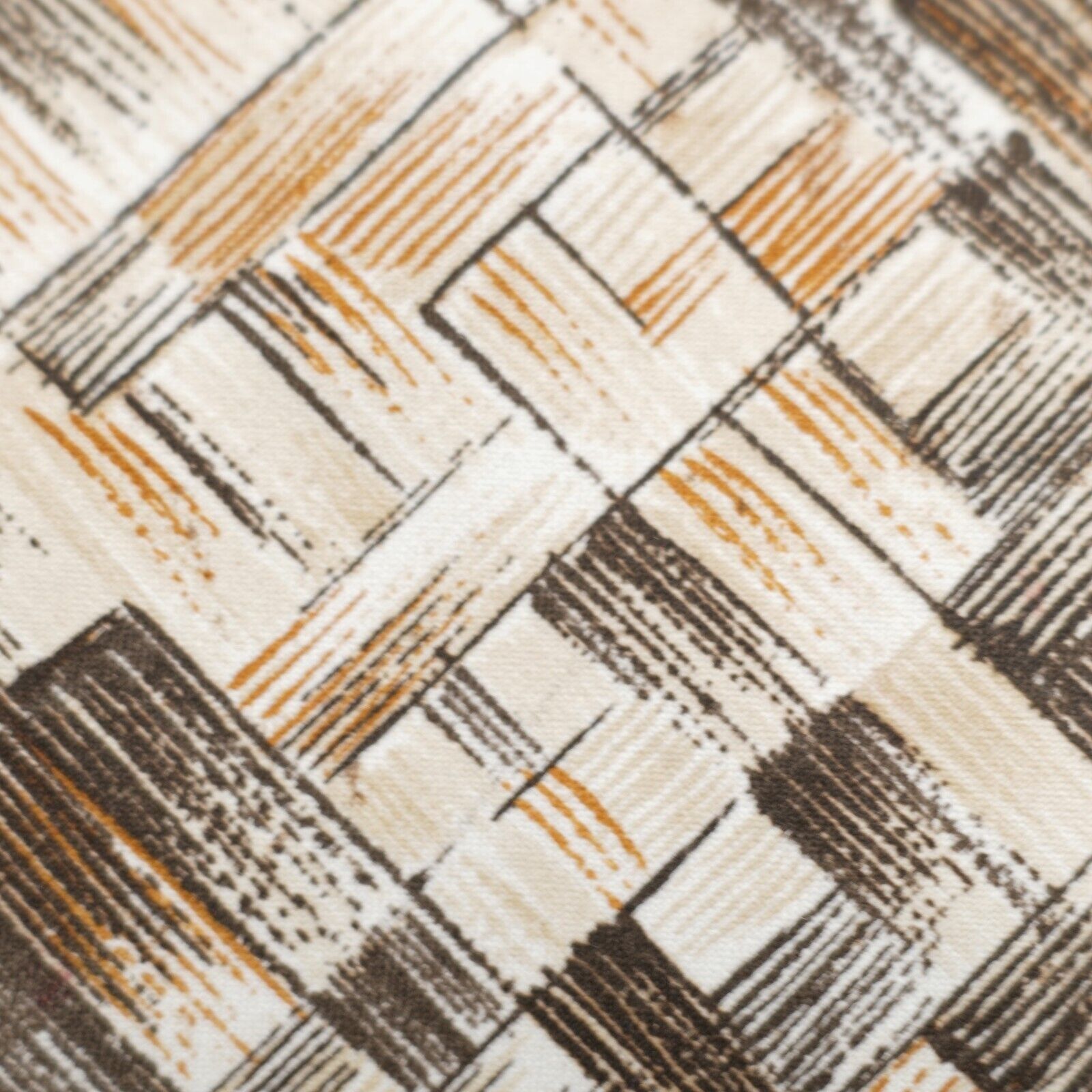 Oleg Cassini Oleg Cassini Deco Art Abstract Print Brown Polyester Short W Size ONE SIZE - 2 Thumbnail