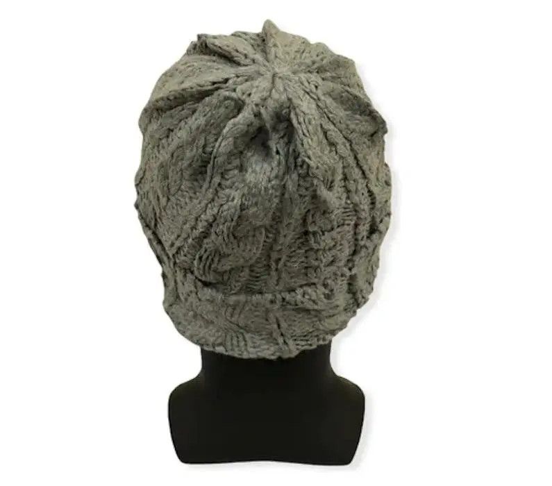 Harris Tweed × Japanese Brand Japanese Brand Harris Tweed Big logo Beanie Hat Size ONE SIZE - 4 Thumbnail