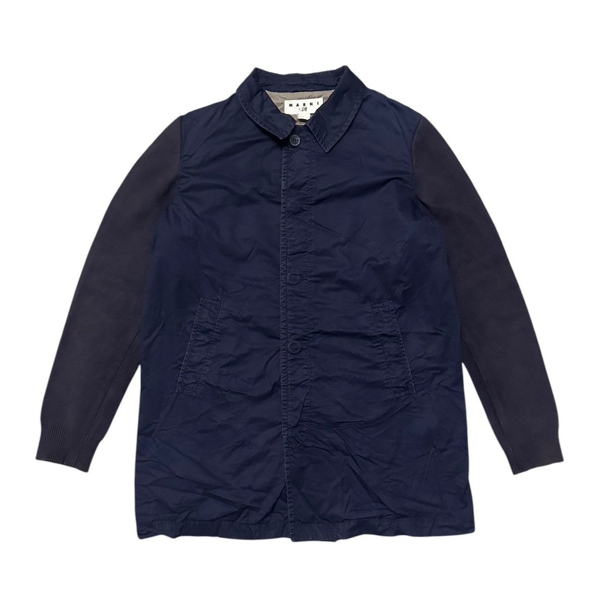 Marni Marni H&M dark blue jacket coat Size US M / EU 48-50 / 2 - 8 Thumbnail