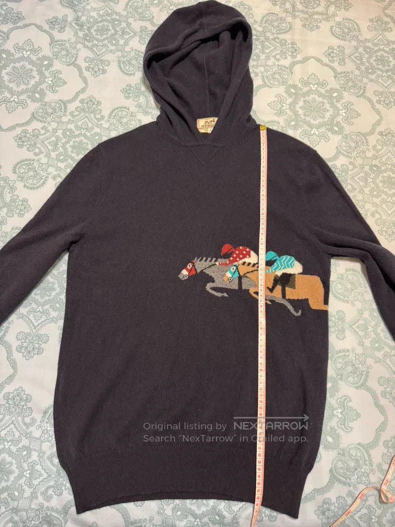 Hermes Hermes Cashmere Coat and Cashmere Hoodie, Classic Pattern Size US M / EU 48-50 / 2 - 5 Thumbnail