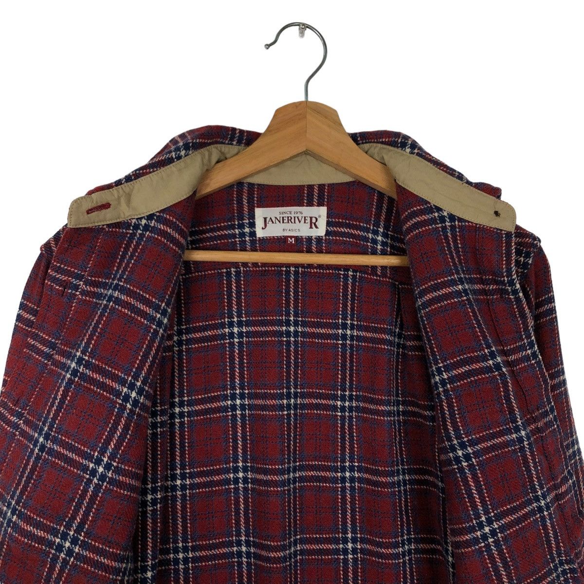 Japanese Brand 🔥VINTAGE SHIRT FLANNEL JACKET JANERIVER ISSEY MIYAKE Size US M / EU 48-50 / 2 - 10 Thumbnail