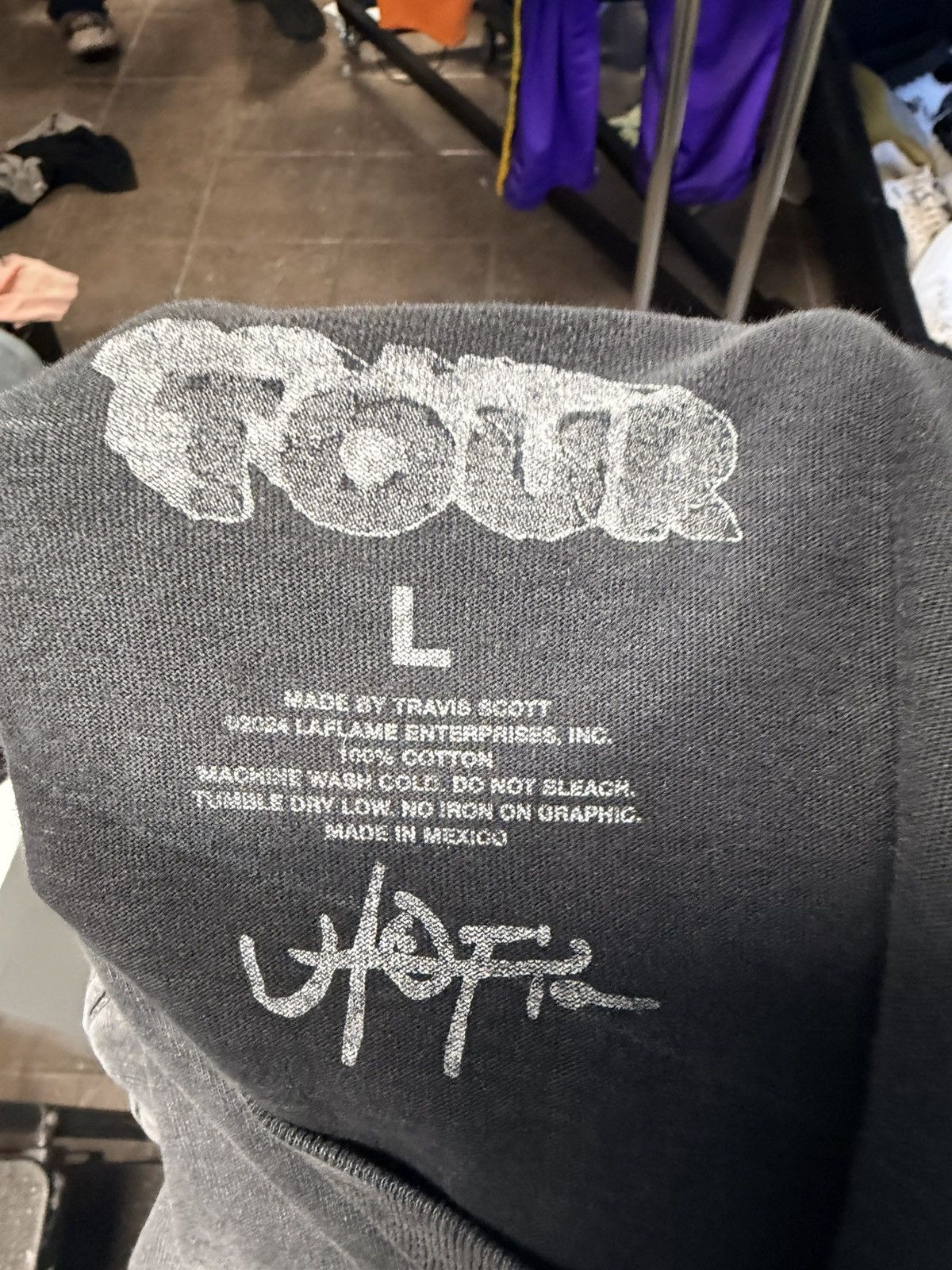 Travis Scott Travis Scott Tour Merch Size US L / EU 52-54 / 3 - 3 Thumbnail