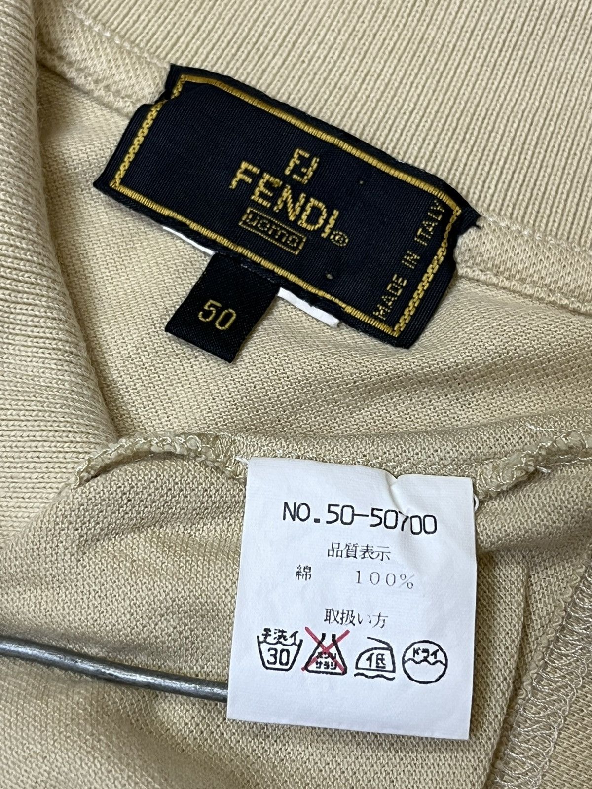Fendi Vintage FENDI made in italy polo shirt Size US L / EU 52-54 / 3 - 11 Thumbnail