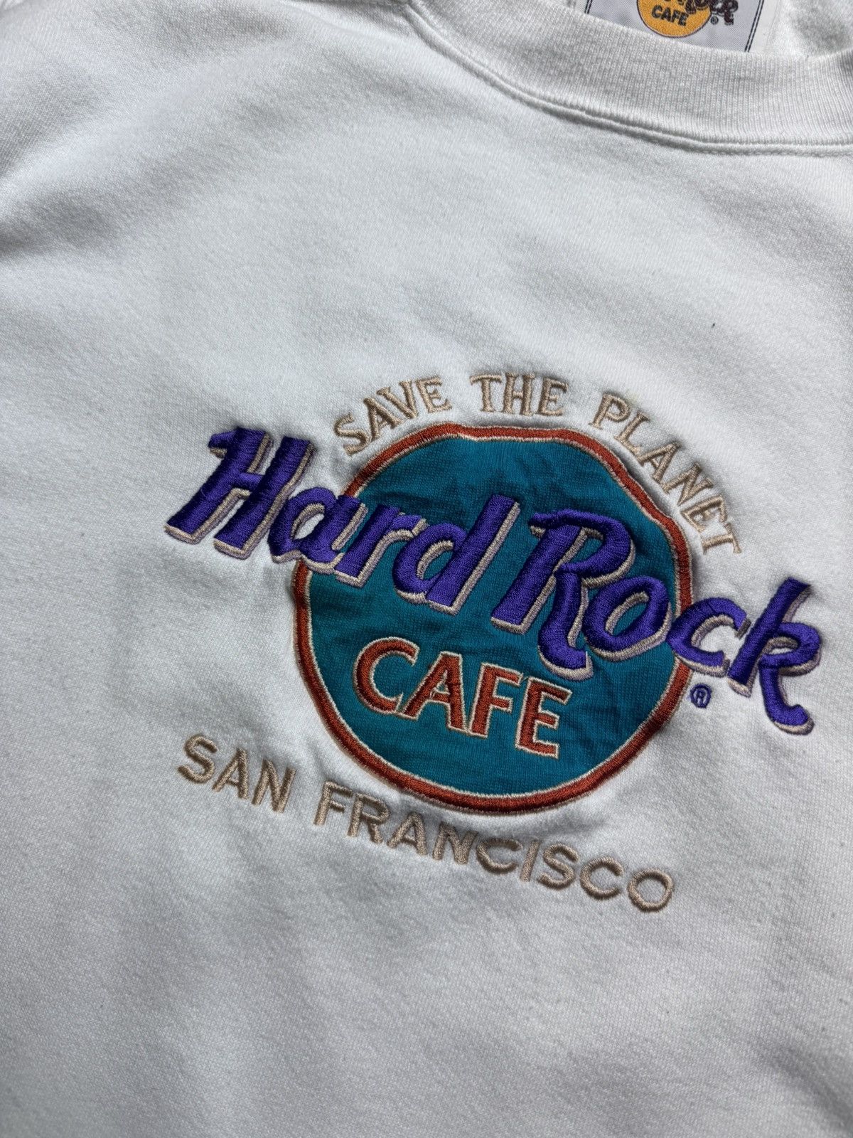 Hard Rock Cafe × Vintage 90s vintage Hard Rock Cafe San Francisco baggy sweatshirt Size US M / EU 48-50 / 2 - 2 Thumbnail