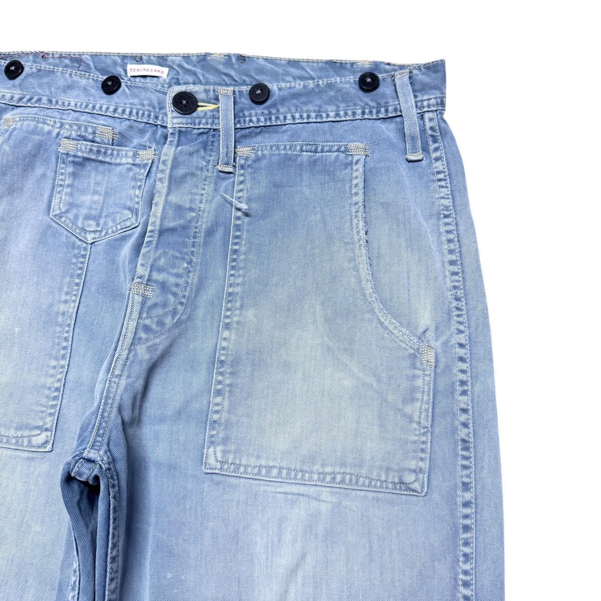 Levi's Vintage Levis Beauregard Denim Fatigue Pants Size US 34 / EU 50 - 5 Thumbnail