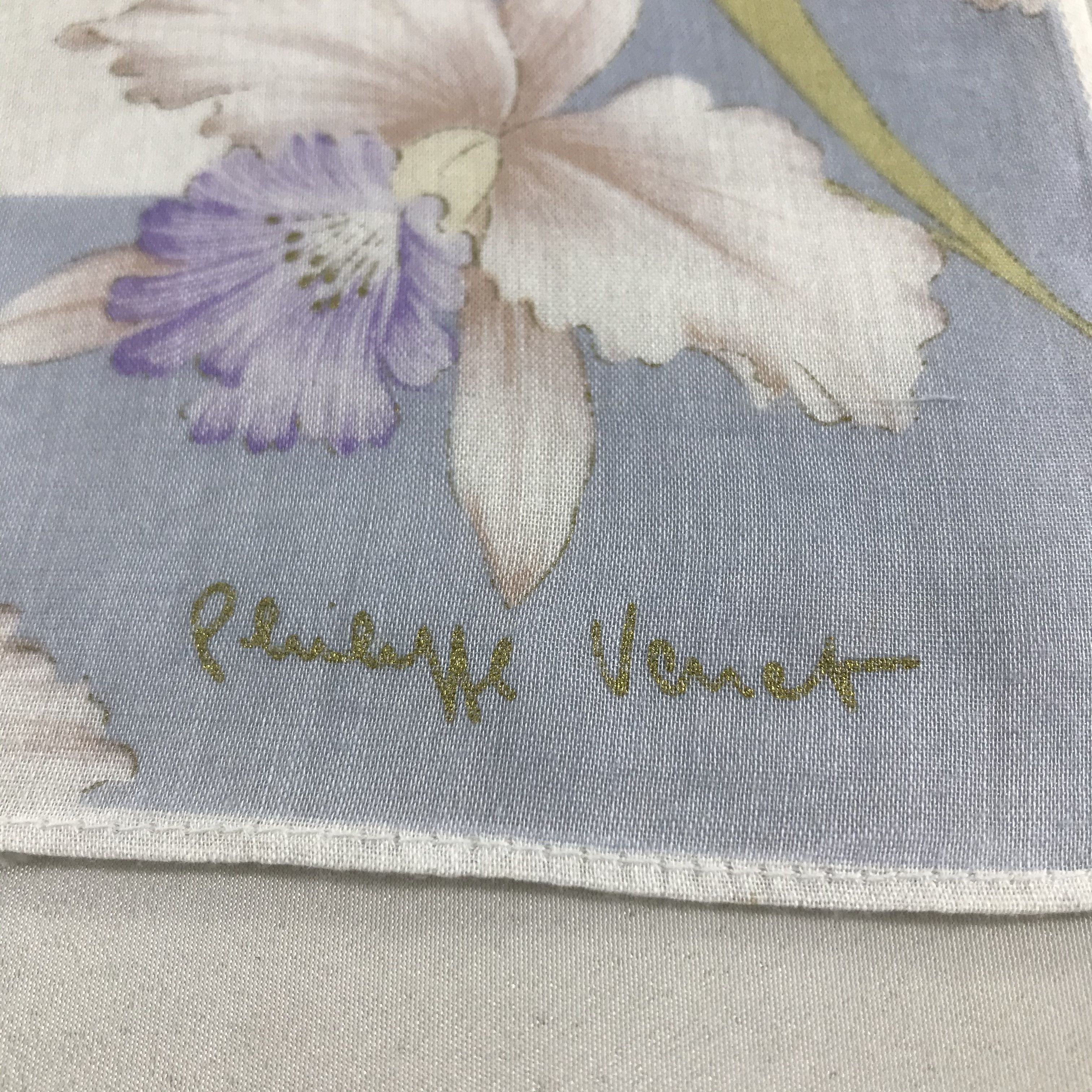 Vintage Philippe V Floral Handkerchief Neckerchief Bandana H73 Size ONE SIZE - 4 Thumbnail