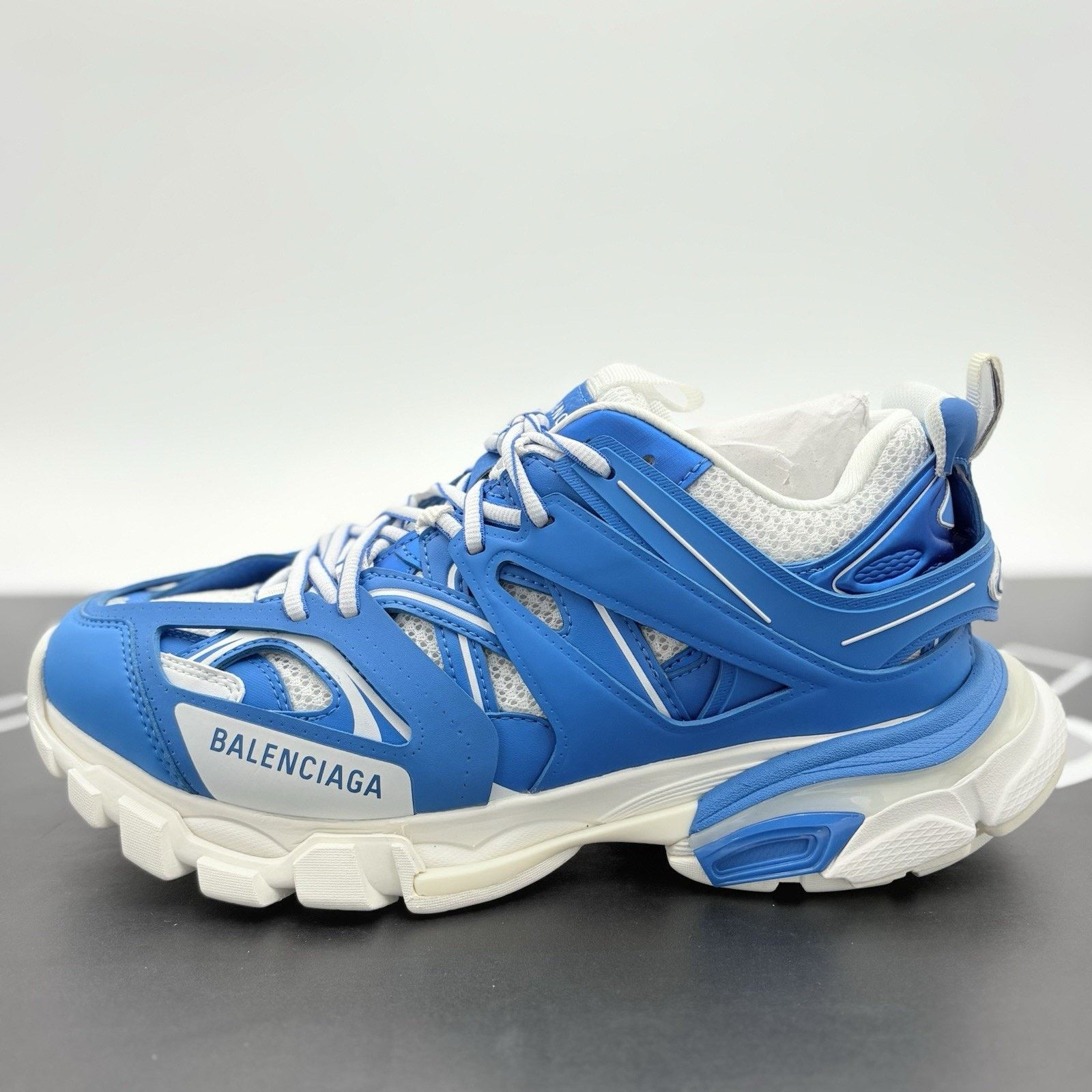 Balenciaga Balenciaga Track LED Sneaker ' White Blue ' | BRAND NEW Size US 6 / EU 39 - 8 Thumbnail