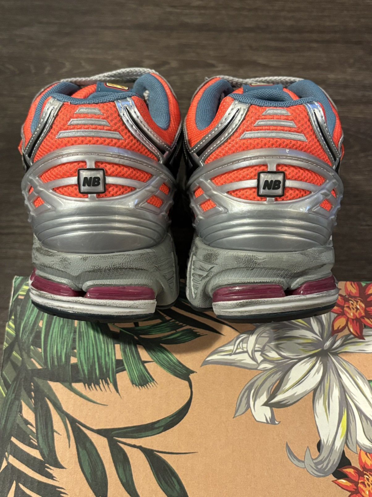 New Balance × Salehe Bembury SALEHE BEMBURY X NEW BALANCE HEAT BE HOT 1906R LAVA Size US 12 / EU 45 - 5 Thumbnail
