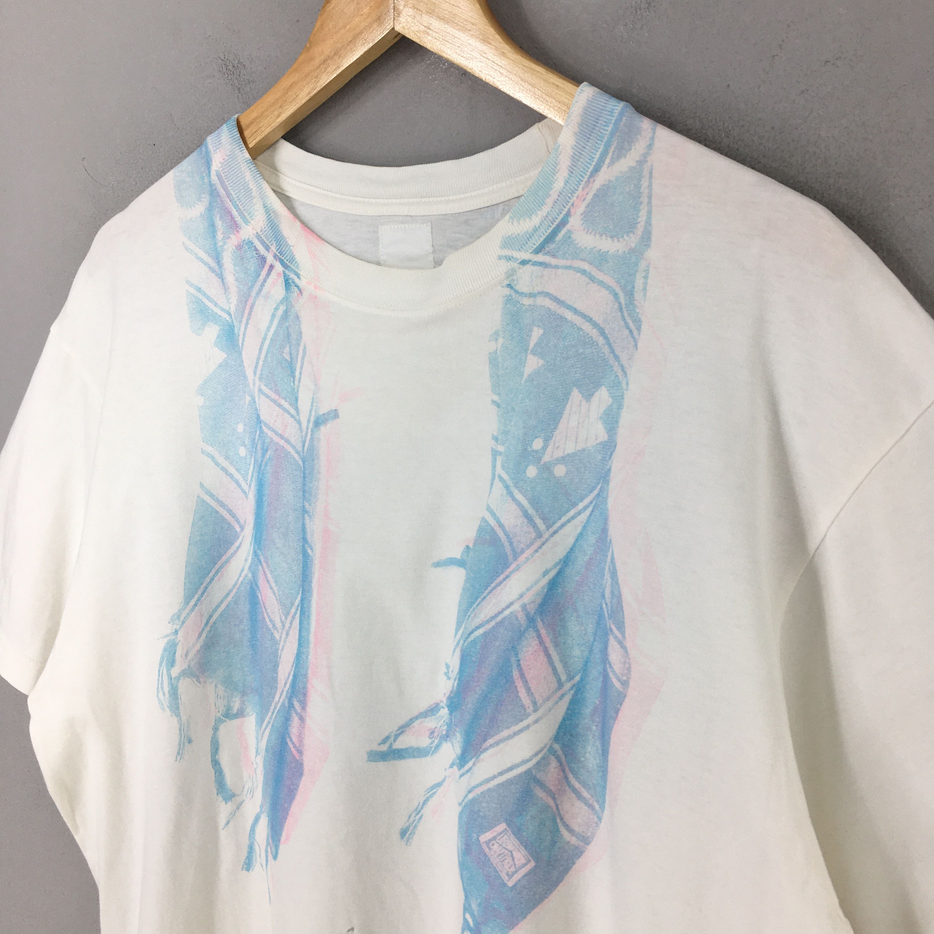 Japanese Brand Neighborhood Japan Scarf Pop Art White Tshirt Medium Size US M / EU 48-50 / 2 - 4 Thumbnail