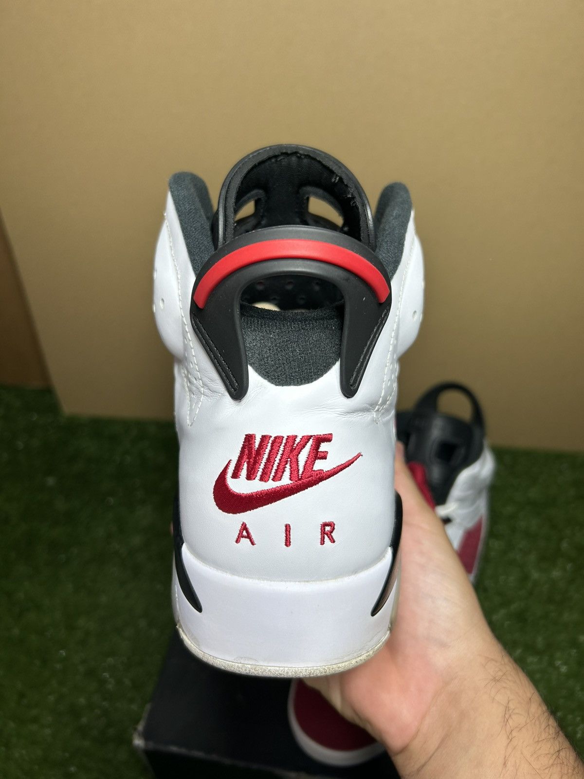 Jordan Brand Jordan 6 Carmine 2021 Size US 12 / EU 45 - 9 Thumbnail