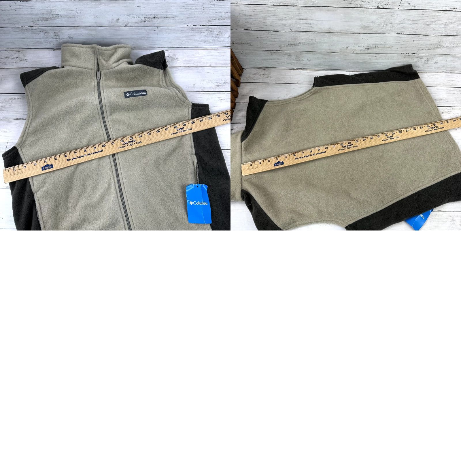 Vintage Columbia Vest Mens Large Tall Tan Zip Steens Mountain Fleece Outdoor Hiking NWT Size US L / EU 52-54 / 3 - 8 Thumbnail