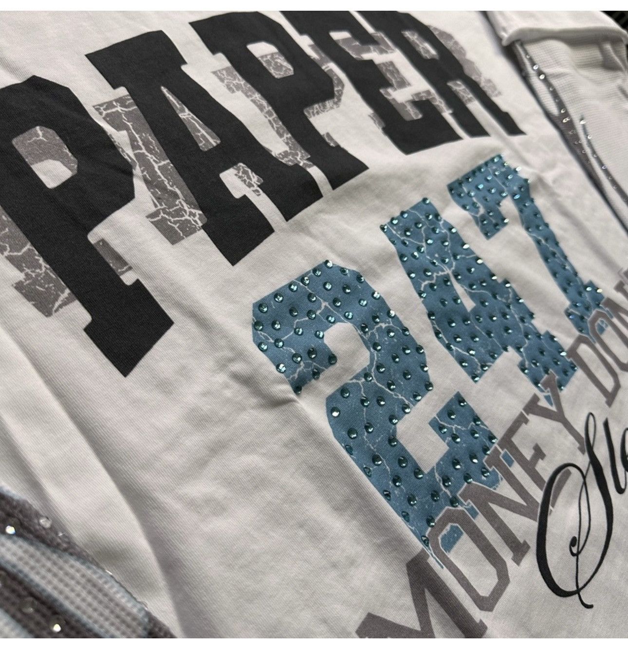 Other Paper Money Thermal Layered “Money Don’t Sleep” T-Shirt Size US L / EU 52-54 / 3 - 3 Thumbnail