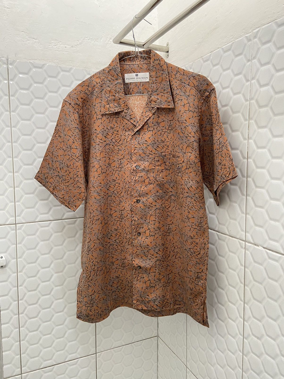 Vintage Pierre Balmain Open Collar Shirt