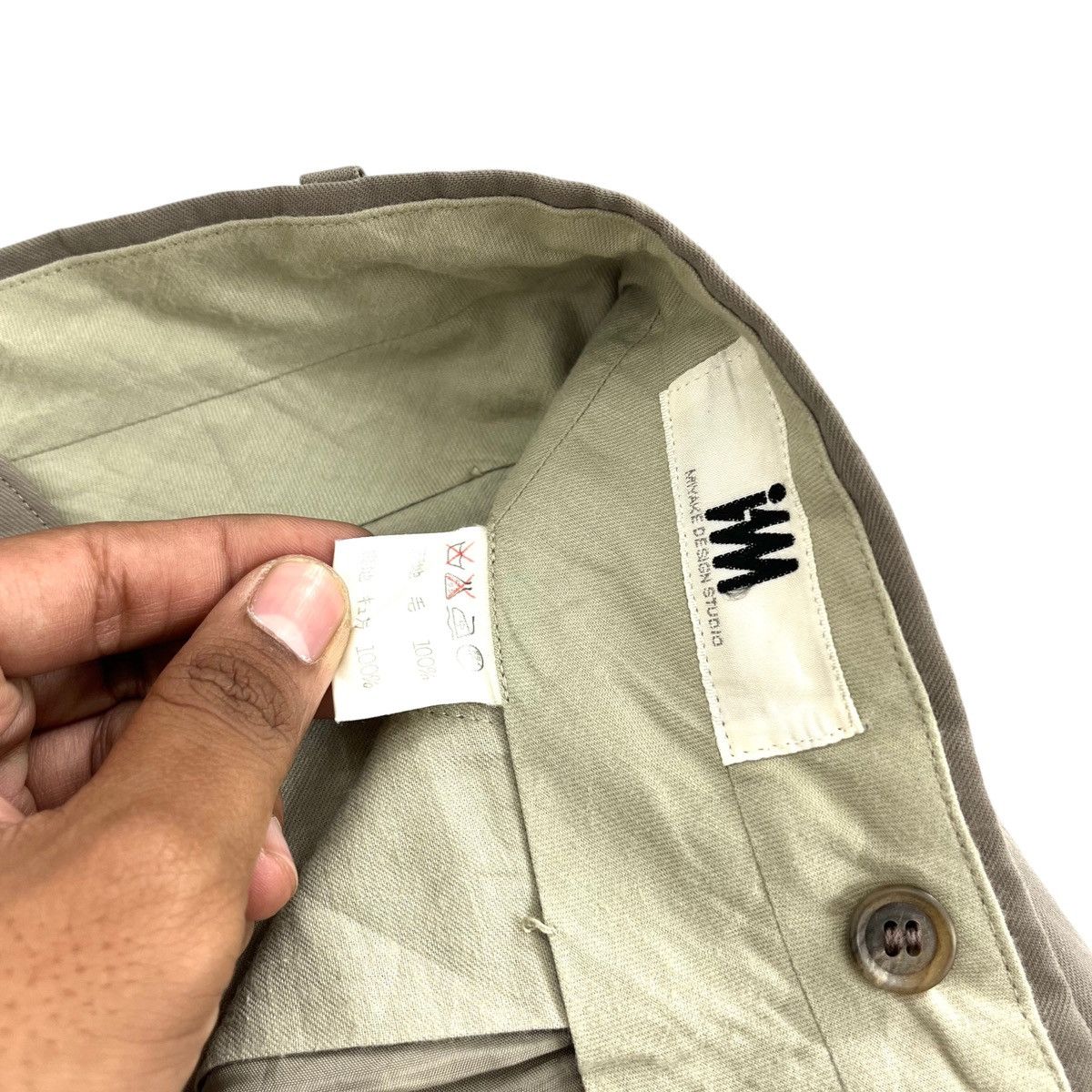 Issey Miyake × Japanese Brand Vintage Im Product Issey Miyake Trousers Pants Size US 31 - 7 Thumbnail