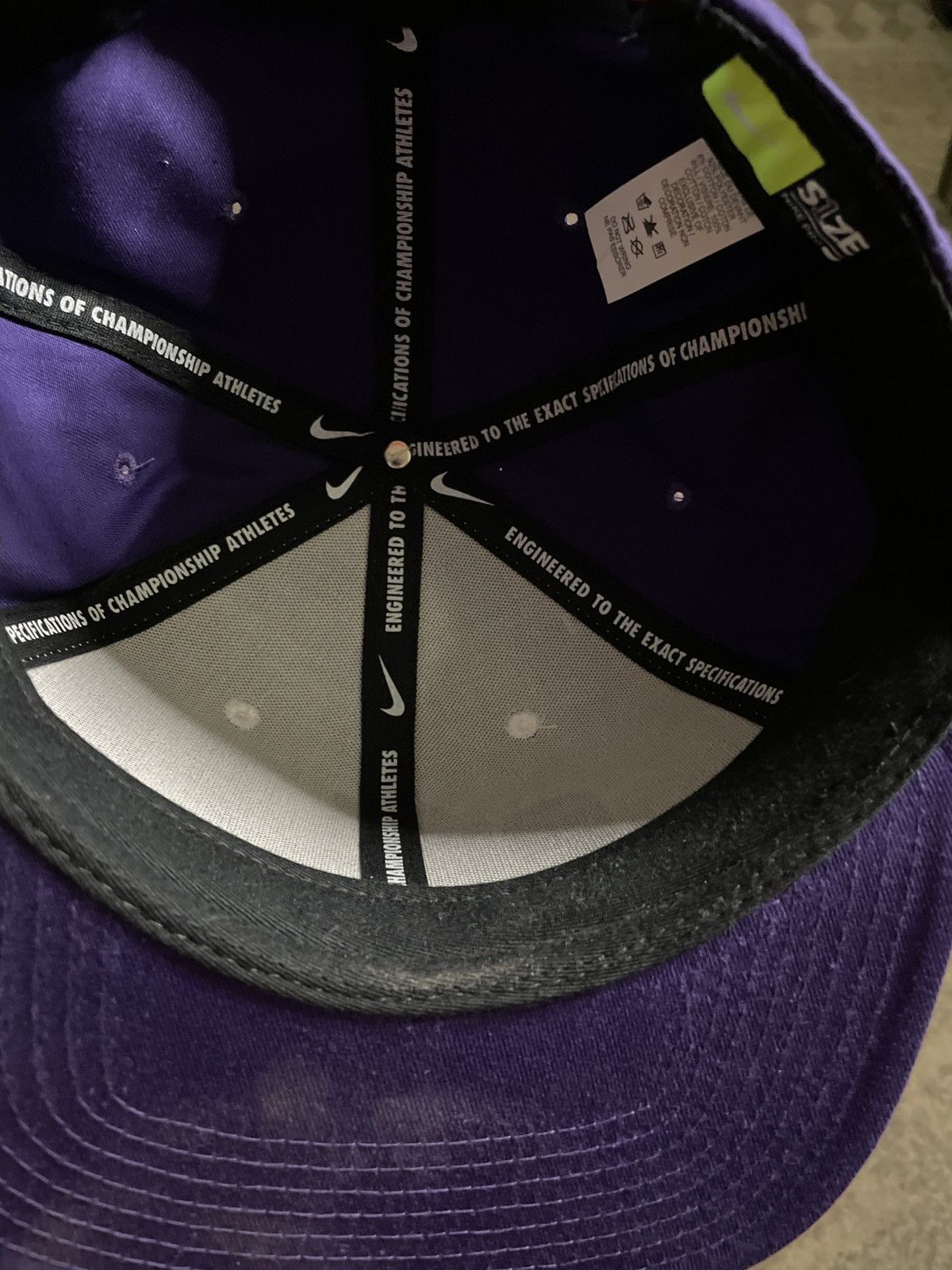 NCAA × Nike Clemson Tigers university SnapBack Hat ALL IN CAP vintage 🐅 Size ONE SIZE - 11 Thumbnail