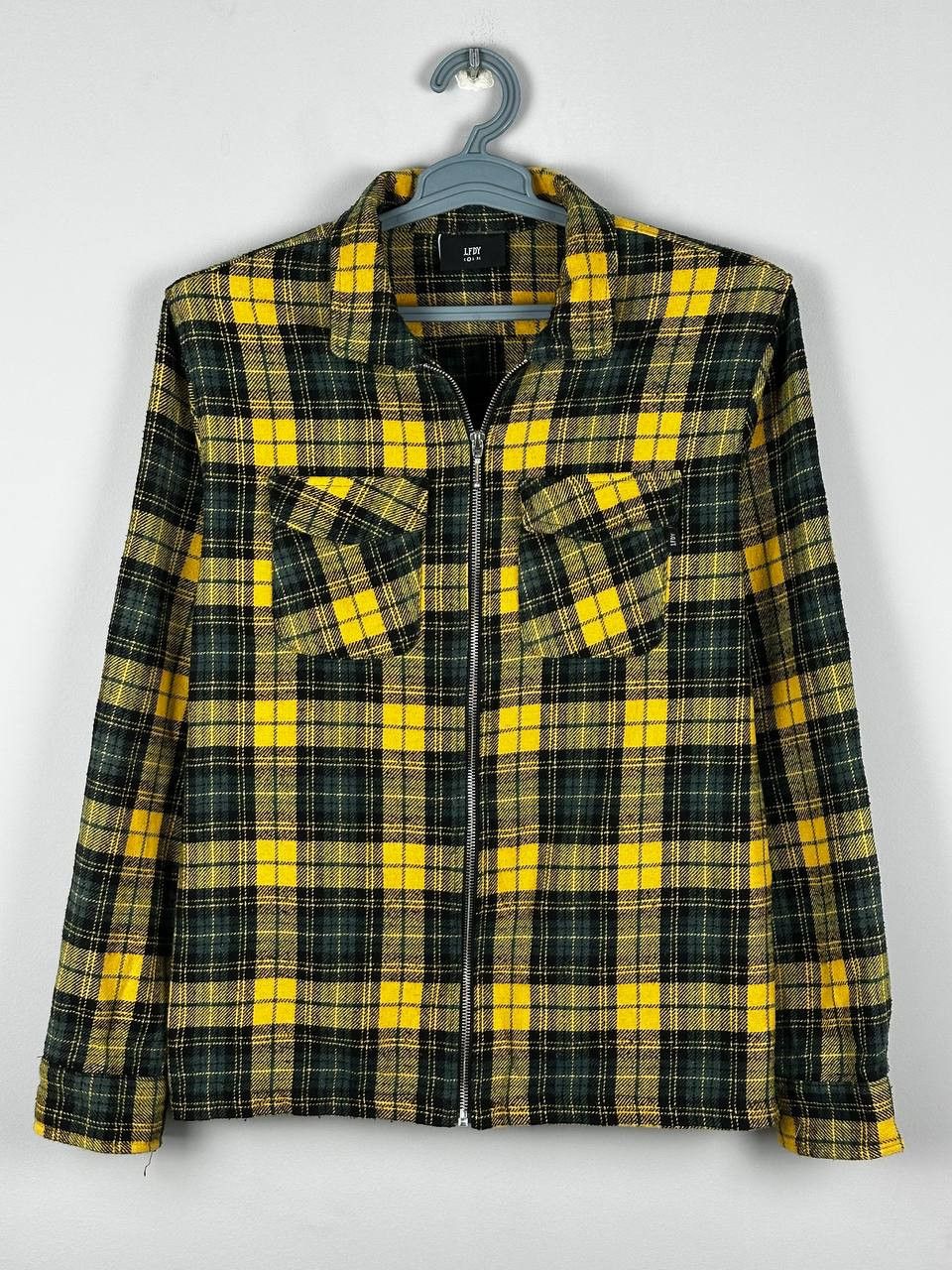 LFDY LFDY Cotton Plaid Streetwear Overshirt Jacket Size US M / EU 48-50 / 2 - 1 Thumbnail