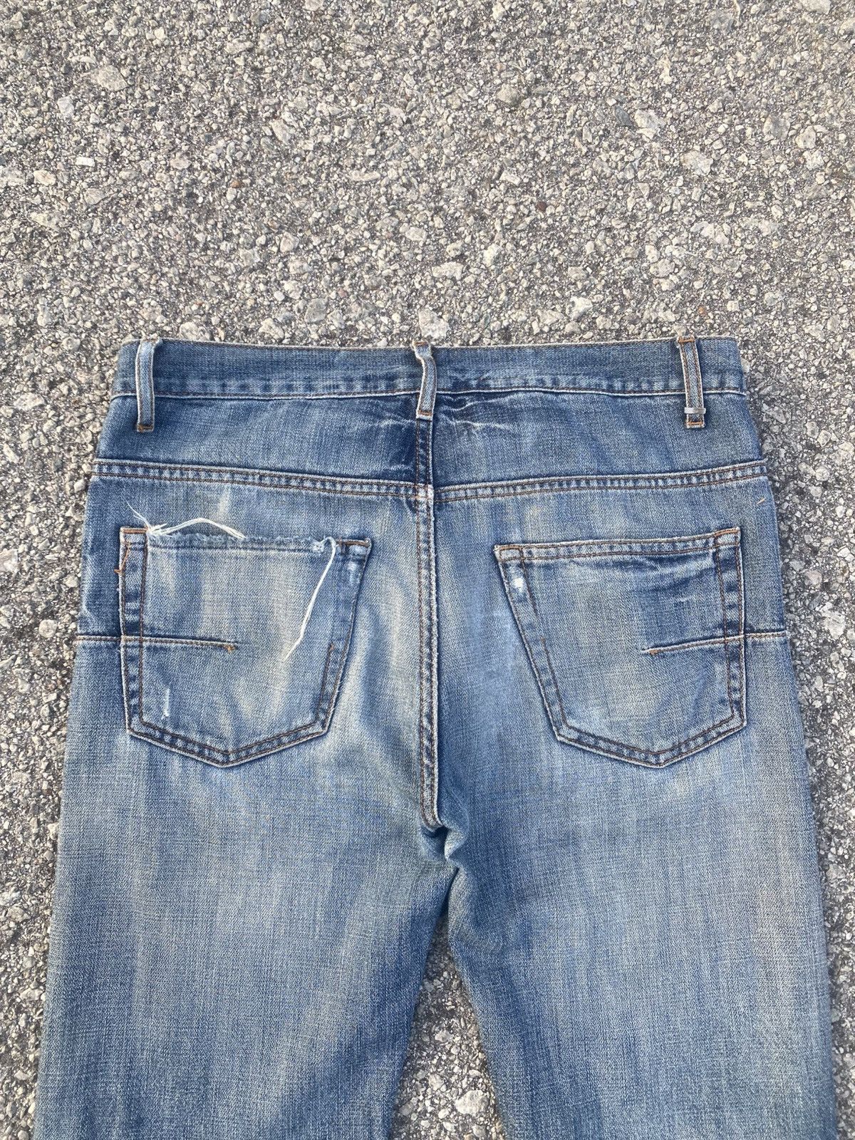 Dior SS08 DIOR HOMME Hedi Slimane Distressed Jeans Size US 29 - 1 Thumbnail
