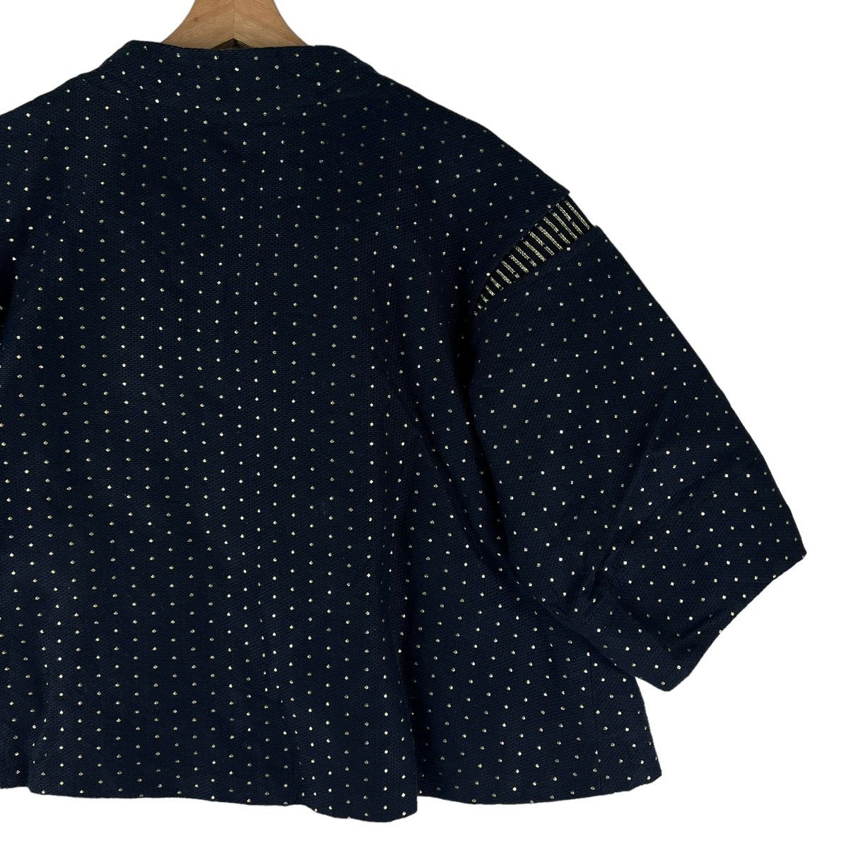 Issey Miyake 🔥VINTAGE CROPPED JACKET POLKADOT DESIGN ISSEY MIYAKE Size M / US 6-8 / IT 42-44 - 9 Thumbnail