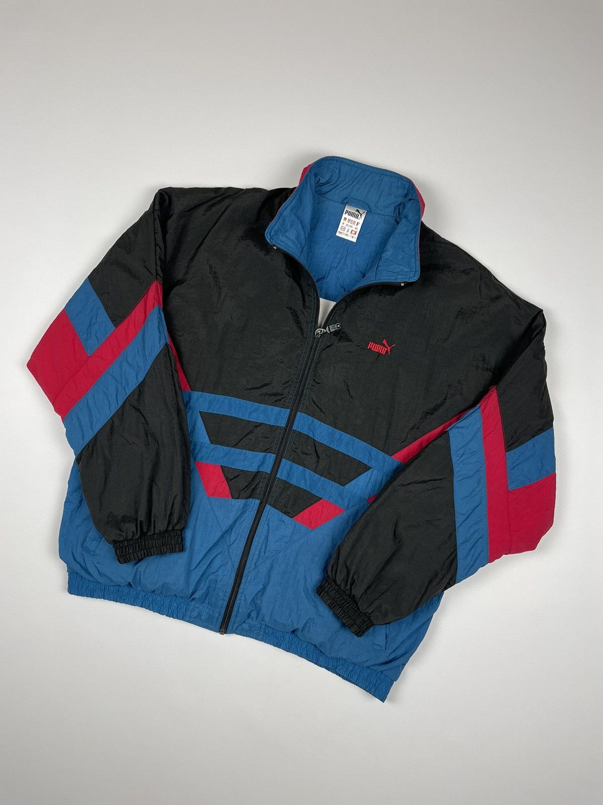 Puma Vintage Puma Windbreaker Jacket Size US XL / EU 56 / 4 - 3 Thumbnail