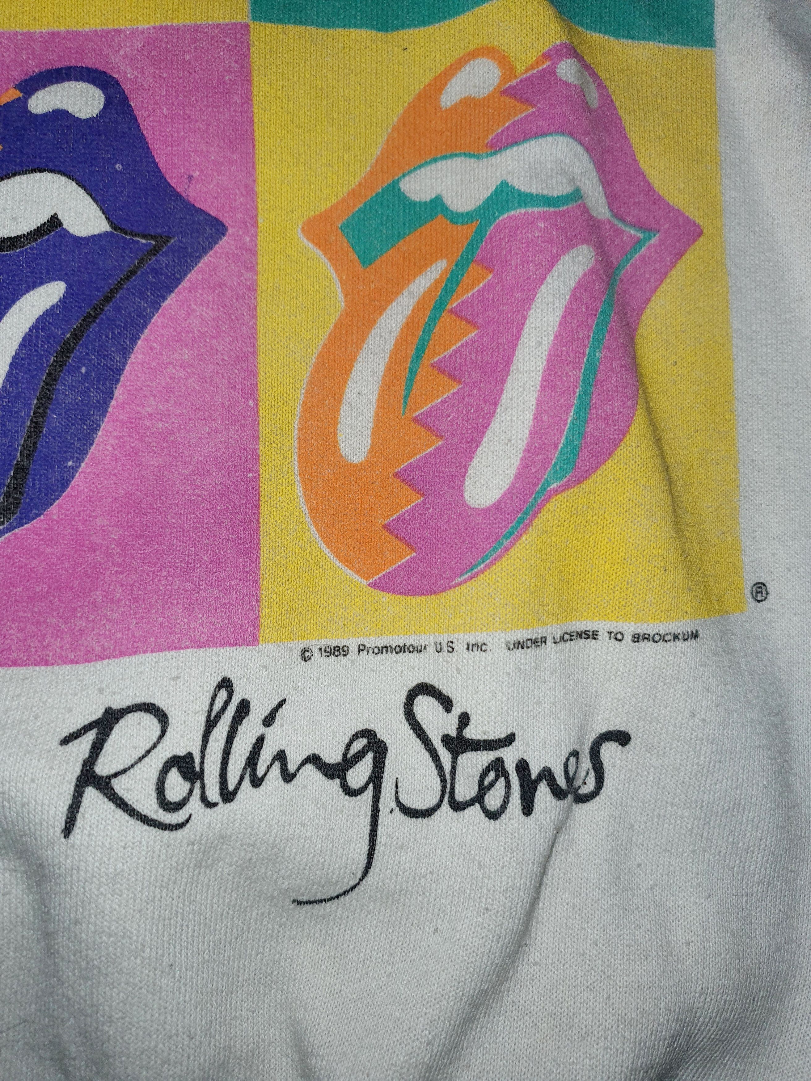 Band Tees × The Rolling Stones × Vintage 🌹Rolling Stones Sweatshirt XL🌹 Size US XL / EU 56 / 4 - 3 Thumbnail