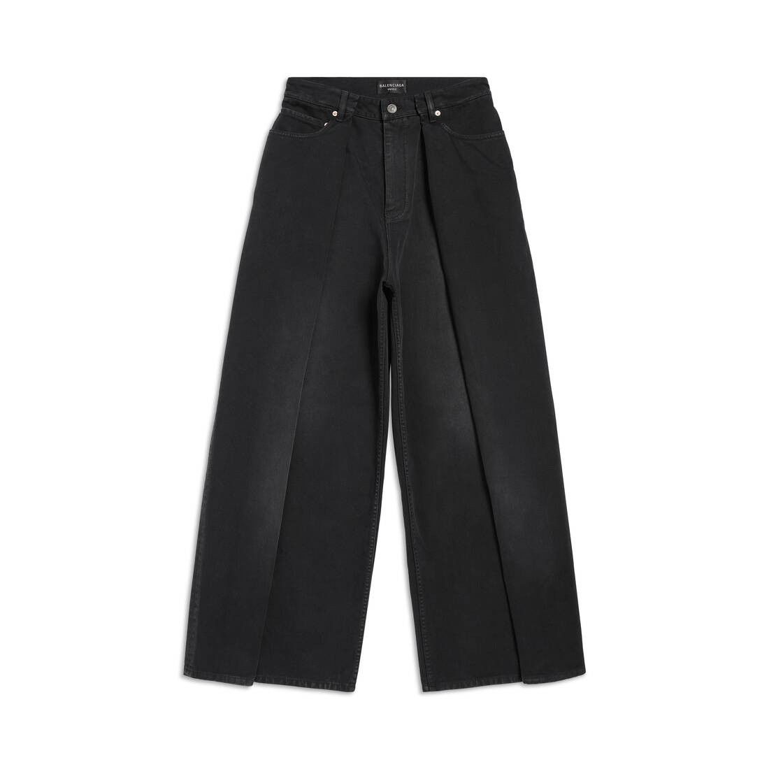 Balenciaga o1mt1gz1224 Double Side Pants in Black Size US 28 / EU 44 - 1 Thumbnail