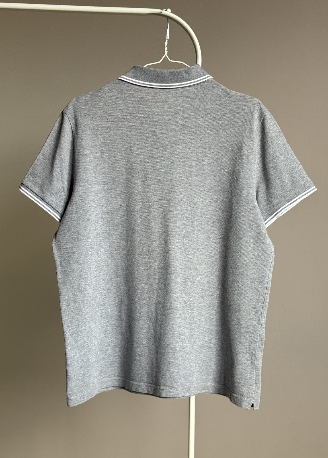 Moncler Moncler Manica Corta Polo T-shirt Grey Size US L / EU 52-54 / 3 - 7 Thumbnail