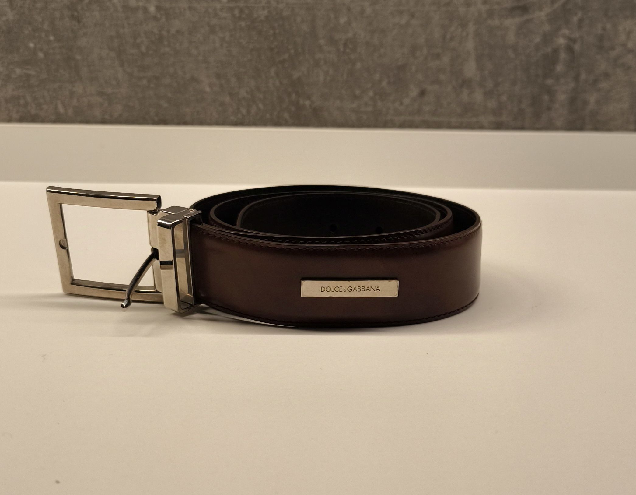 Dolce & Gabbana Dolce&Gabbana leather belt 95 cm Size ONE SIZE - 1 Thumbnail