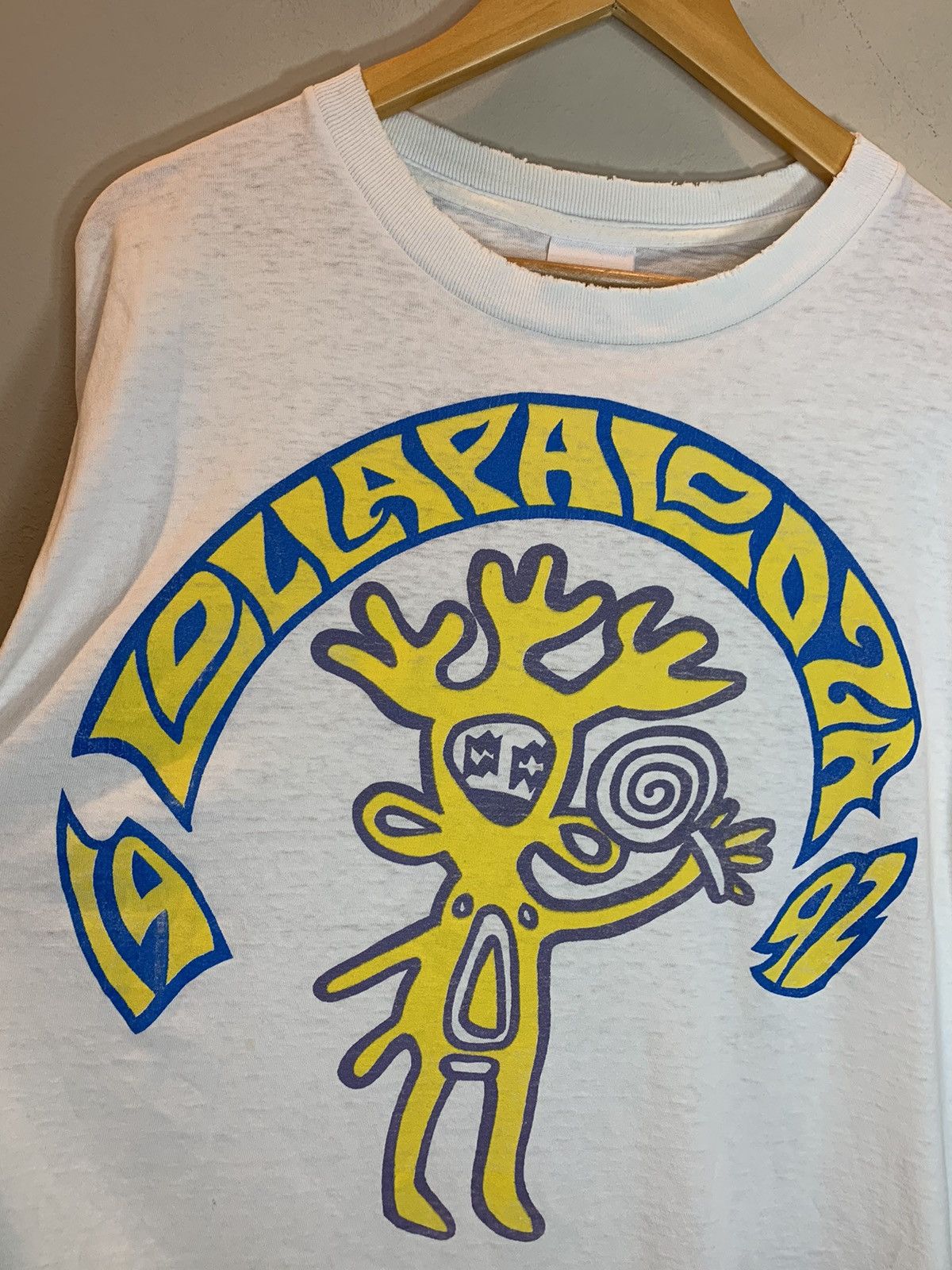 Band Tees RARE* Vintage 1992 Lollapalooza Festival Single Stitch Shirt Size US L / EU 52-54 / 3 - 3 Thumbnail
