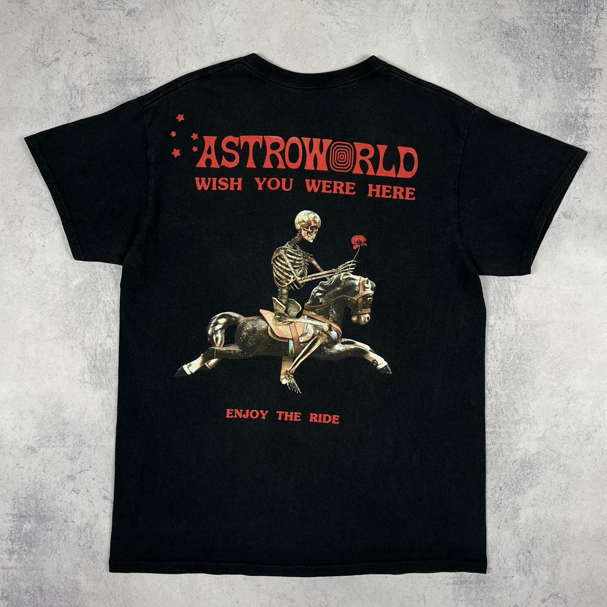 Travis Scott Astroworld Cactus Jack Enjoy the Ride big logo tee Size US M / EU 48-50 / 2 - 2 Thumbnail