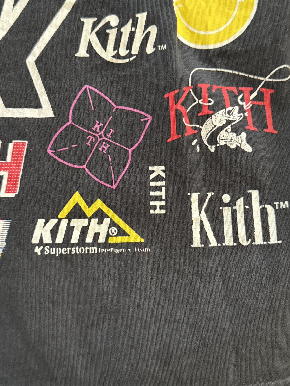 Kith Thrashed Kith All Logo Sun Faded Tee Size US M / EU 48-50 / 2 - 3 Thumbnail