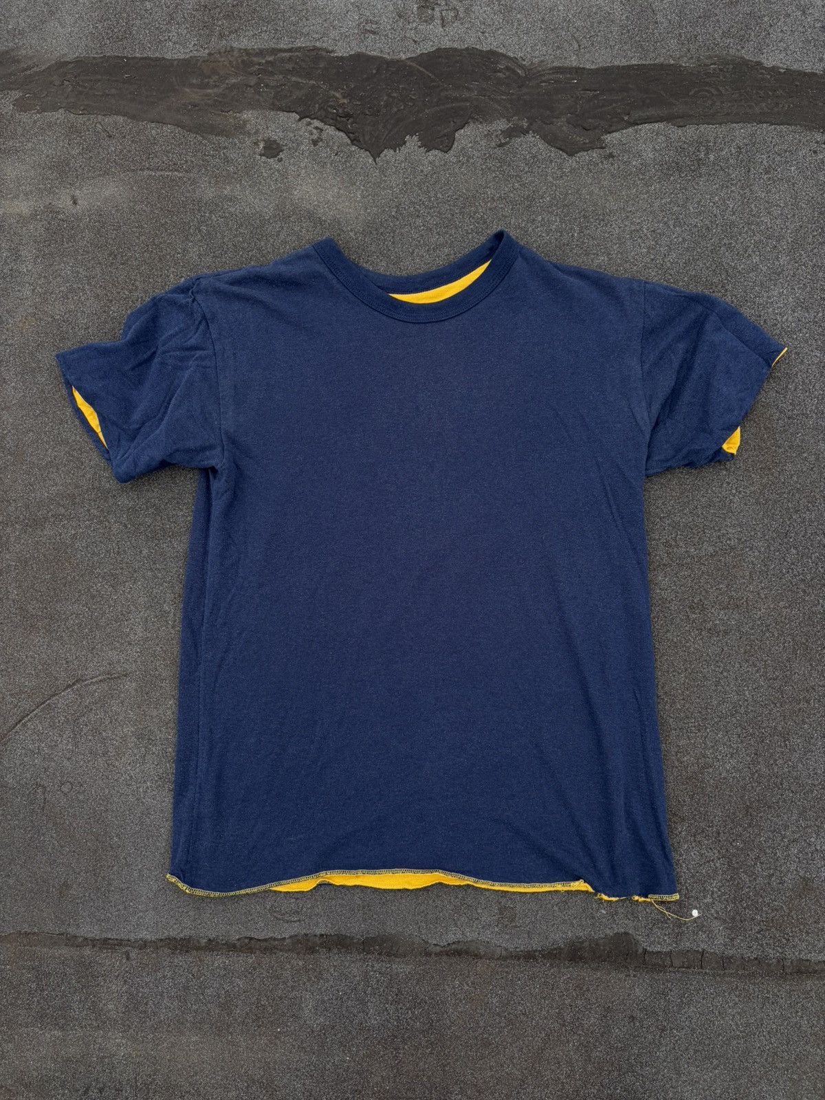 Other Vintage Reversible St. Marks College T shirt 70’s yellow Size US M / EU 48-50 / 2 - 2 Thumbnail