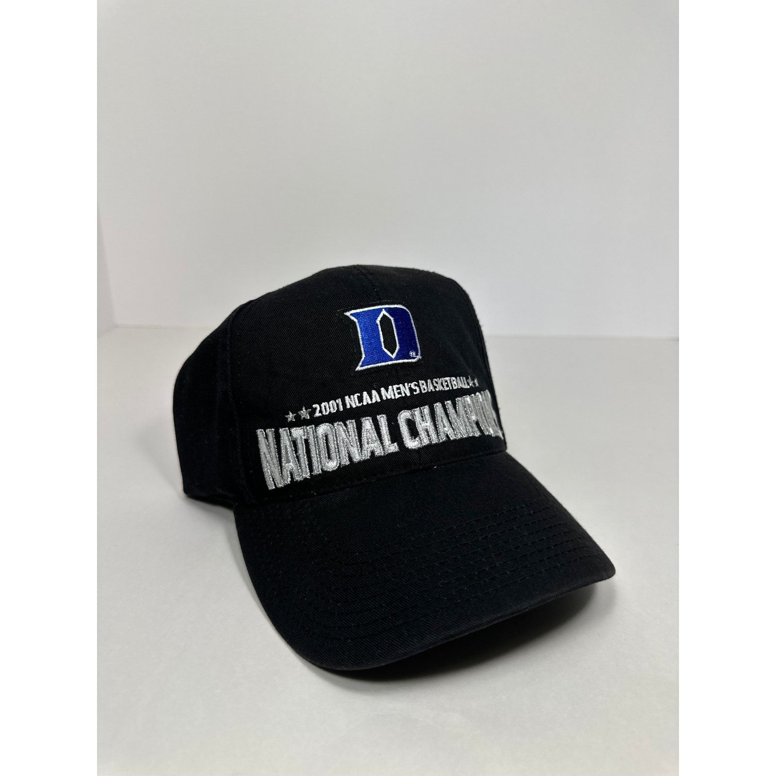 NCAA × Vintage Vintage 01 Duke Blue Devils Natty Championship Strapback Hat Size ONE SIZE - 4 Thumbnail