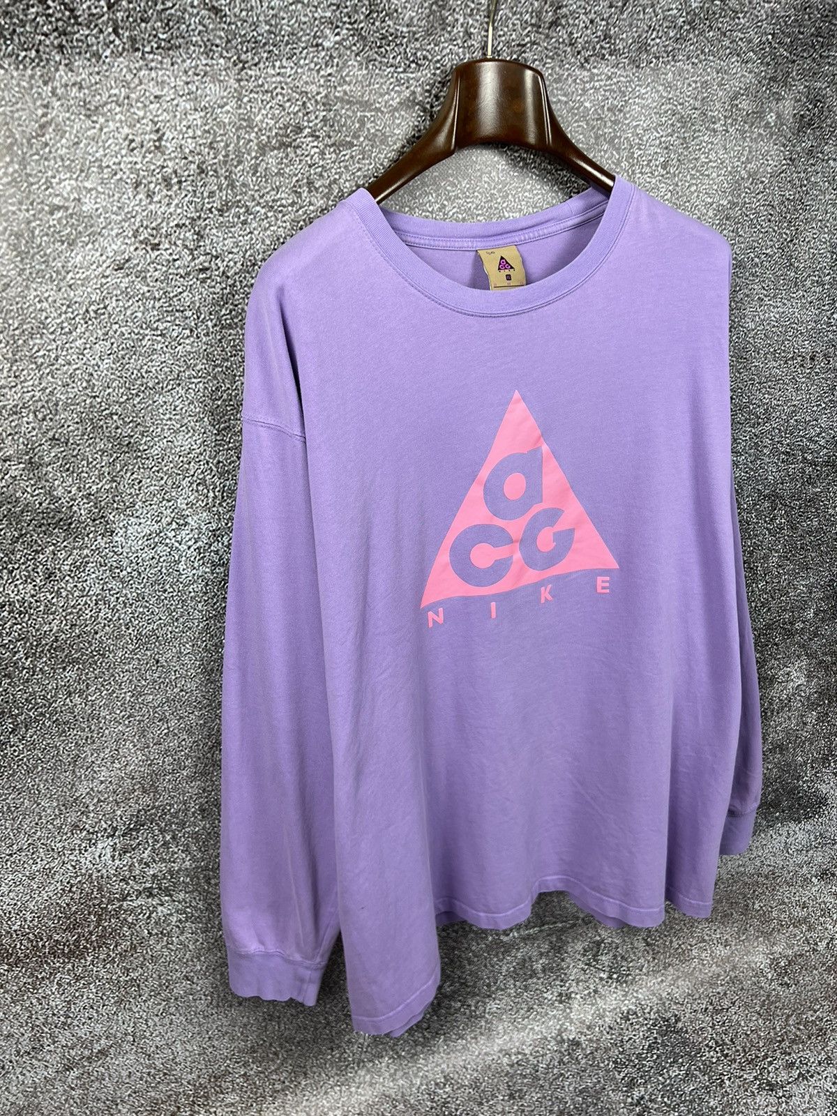 Nike × Nike ACG Nike Acg purple long sleeve big logo t-shirt gorpcore y2k Size US XXL / EU 58 / 5 - 2 Thumbnail