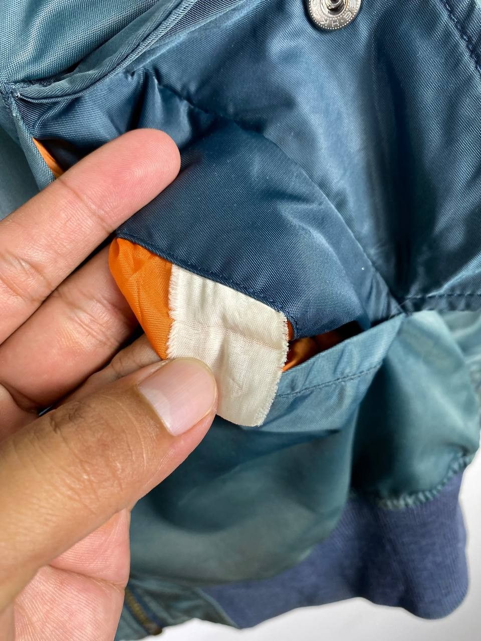 Japanese Brand vintage japanese brand thrashed bomber jacket distressed Size US XXL / EU 58 / 5 - 7 Thumbnail